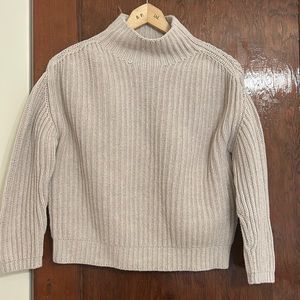 Gap Mock-neck Tan Sweater